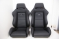 RECARO SPORT SITZE PAAR LEDER NEU BEZOGEN