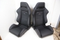 RECARO SPORT SITZE PAAR LEDER NEU BEZOGEN