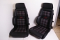 RECARO EXPERT M PAAR LEDER-STOFF NEU BEZOGEN