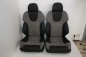 RECARO STYLE LEDER-ALCANTARA NEU BEZOGEN PAAR