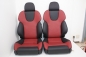 RECARO STYLE LEDER NEU BEZOGEN PAAR