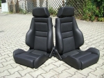 RECARO MODULAR SITZE PAAR LEDER NEU BEZOGEN